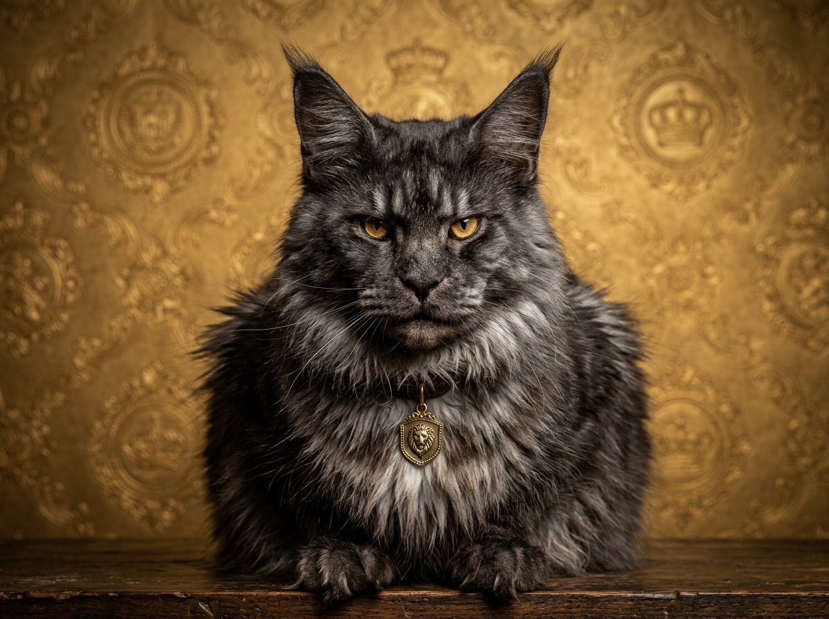 Majestic European Maine Coon King - Miztli